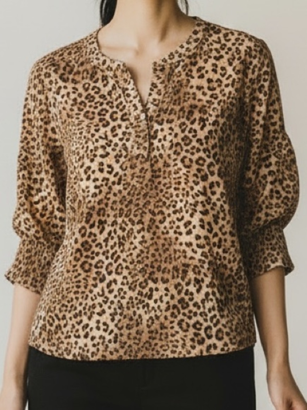 BUFFALO DAVID BITTON Animal Print Soft Viscose Lightweight Sweater XXL